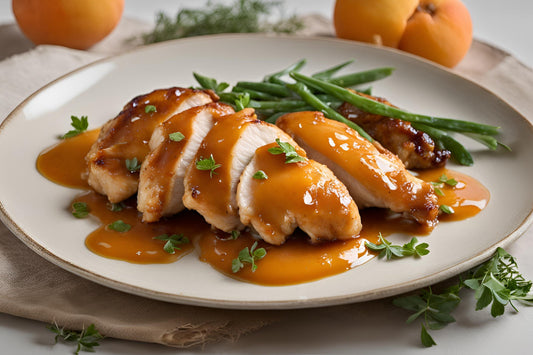 Glazed Apricot Chicken with Fresh Herbs