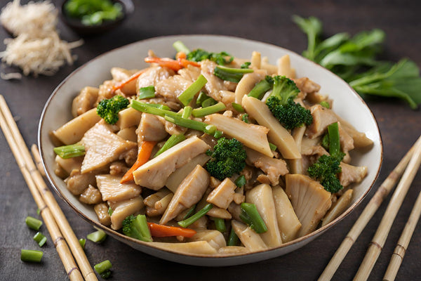 Asian-Inspired Bamboo Shoot and Chicken Stir-Fry