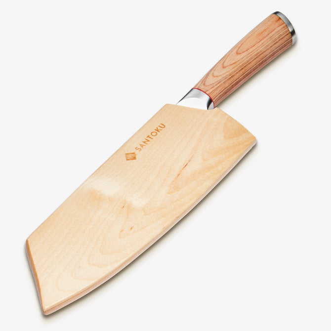 Haruta 7.7 pulgadas VG10 Damasco Japones Damasco Nakiri Cleaver con mango de madera y vaina