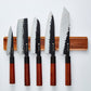 Minato con estante de cuchillo de madera magnética
