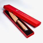 Haruta 6 pulgadas VG10 Cuchillo de deshielo de acero Damasco Japonés con mango de madera y vaina