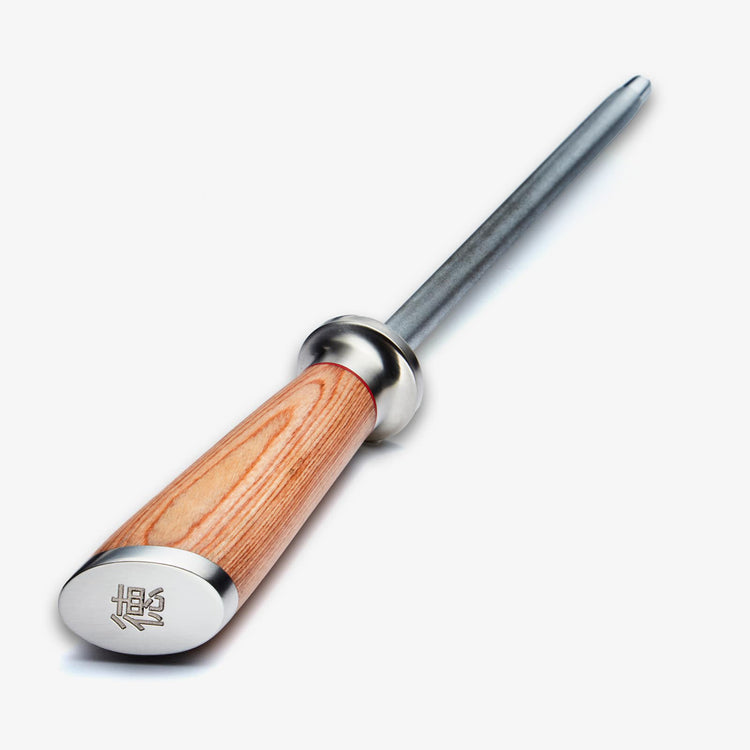 Acero de afilado de diamante Haruta de 13 pulgadas para mantenimiento de cuchillos