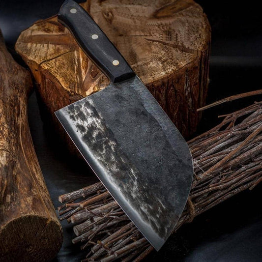 Nakiri / Chukabocho (なきり なきり) Cleavador de acero Tang Full Tang